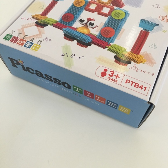 Picasso Tiles | Toys | New Bristle Lock Picasso Tiles 4 Pc Set Bristle Lock Building Toy Gift 